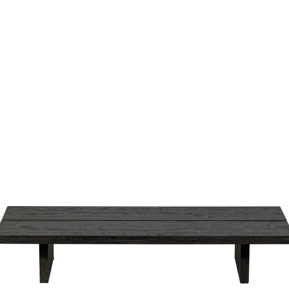 Wohnen Asiatische Möbel*Niedriger Couchtisch in Dunkelbraun Holzoptik - Rosiblo