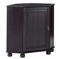 Wohnen Braune Möbel|Sideboards & Kommoden*Niedriger Holzschrank für die Ecke in Wenge - Scruba