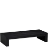Wohnen Asiatische Möbel*Niedriger Japandi Wohnzimmertisch in Schwarz - Milana