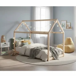 Kinder Wohnen Niedriges Haus Kinderbett in 90x200 - Durango
