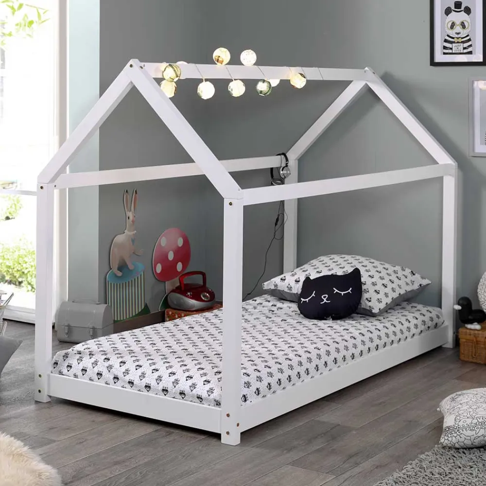 Kinder Wohnen Niedriges Kinderbett im Hausdesign - Racing