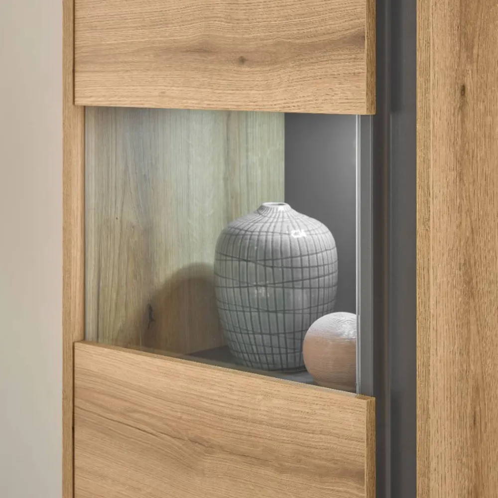 Wohnen Niedriges Vitrinen-Trio modern - Colomania (dreiteilig)