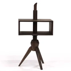 Wohnen Nussbaum Beistelltisch höhenverstellbar - Lilous