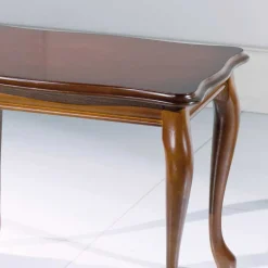 Wohnen Nussbaum Furnier Beistelltisch Luvretto italienisches Design