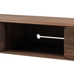 Wohnen Nussbaum TV Board in Natur geölt - Rivossa