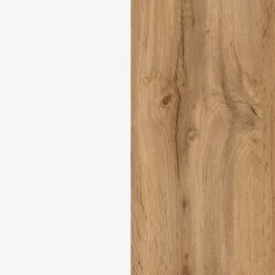 Wohnen Oberer Badezimmerschrank in Weiß & Wildeiche - Eight