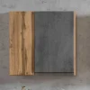 Wohnen Oberschrank fürs Bad in Wildeiche & Beton - Mia