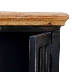 Wohnen Kolonialmöbel|Schränke*Oberschrank Sentiments in Schwarz