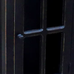 Wohnen Kolonialmöbel|Schränke*Oberschrank Sentiments in Schwarz