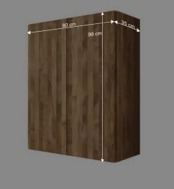 Wohnen Esszimmerschränke*Oberschrank Vaskov aus Wildeiche Massivholz