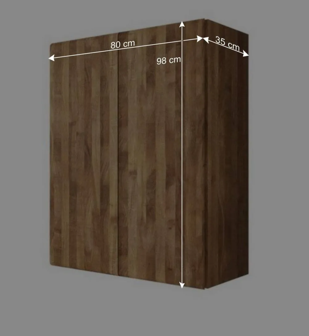 Wohnen Esszimmerschränke*Oberschrank Vaskov aus Wildeiche Massivholz