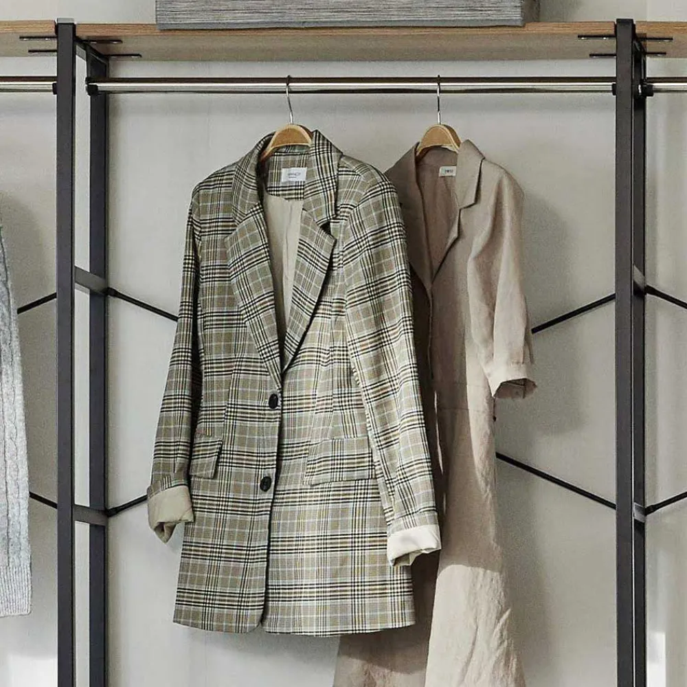 Wohnen Offener Kleiderschrank mit sechs Schubladen - Redeca