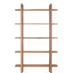 Wohnen Wohnzimmer-Regale|Büro-Raumteiler*Offenes Bücherregal aus Akazienholz - Kerbea