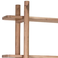 Wohnen Wohnzimmer-Regale|Büro-Raumteiler*Offenes Bücherregal aus Akazienholz - Kerbea