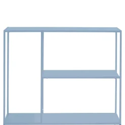 Wohnen Offenes Metallregal in Blau Petrol - Filax