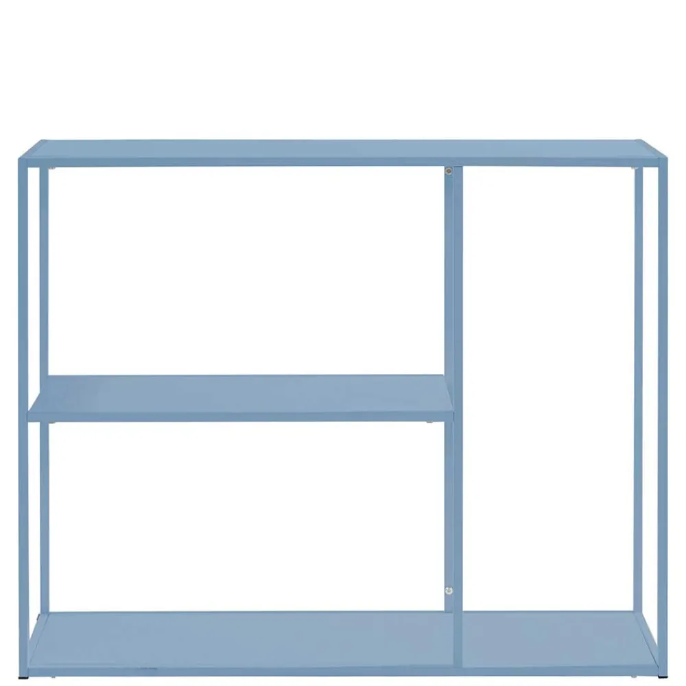 Wohnen Offenes Metallregal in Blau Petrol - Filax