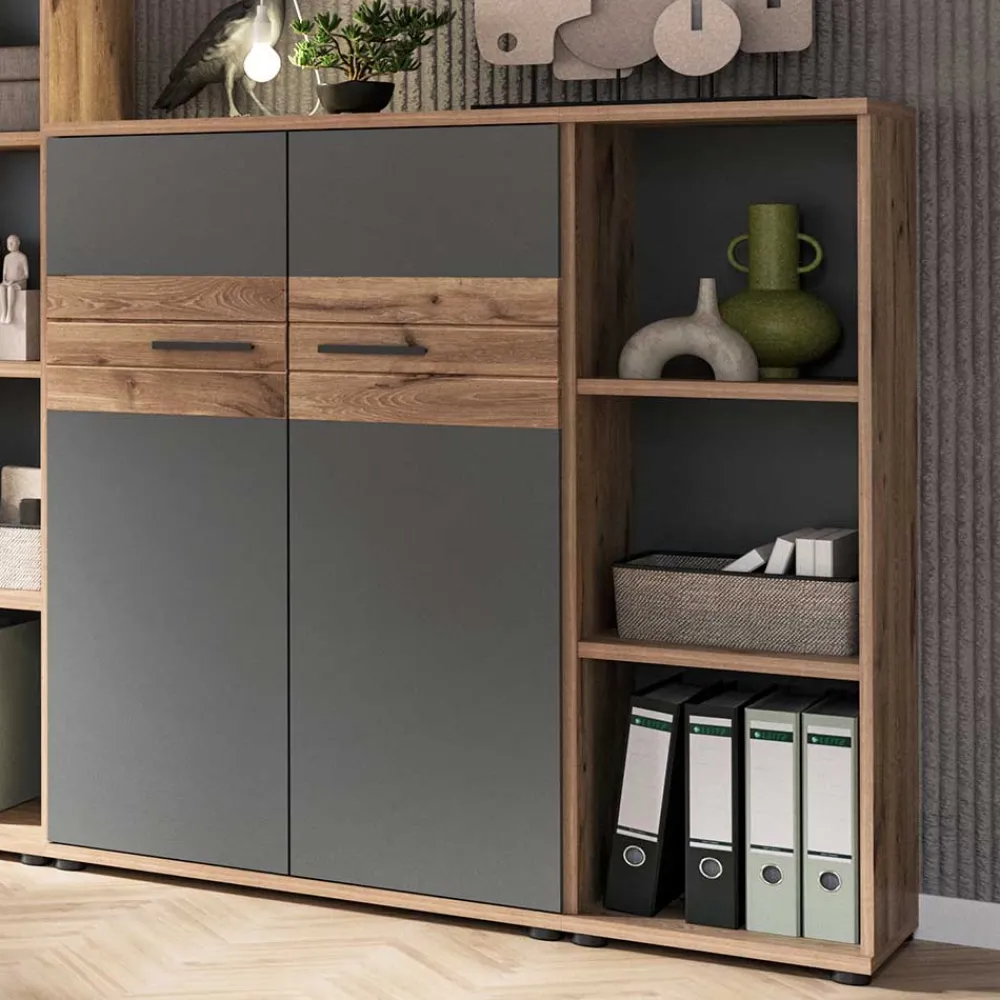 Wohnen Office Aktenregal mit drei Fächern - Lucios