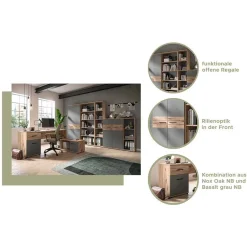 Wohnen Office Aktenregal mit drei Fächern - Lucios