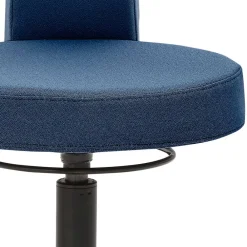Wohnen Office Drehhocker in Dunkelblau & Hellblau - Amya