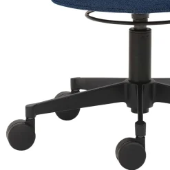 Wohnen Office Drehhocker in Dunkelblau & Hellblau - Amya