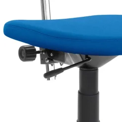 Wohnen Office Drehstuhl in Blau Kunstleder - Marocana