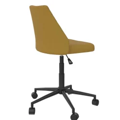 Wohnen Office Drehstuhl in Gelb Stoff - Taba