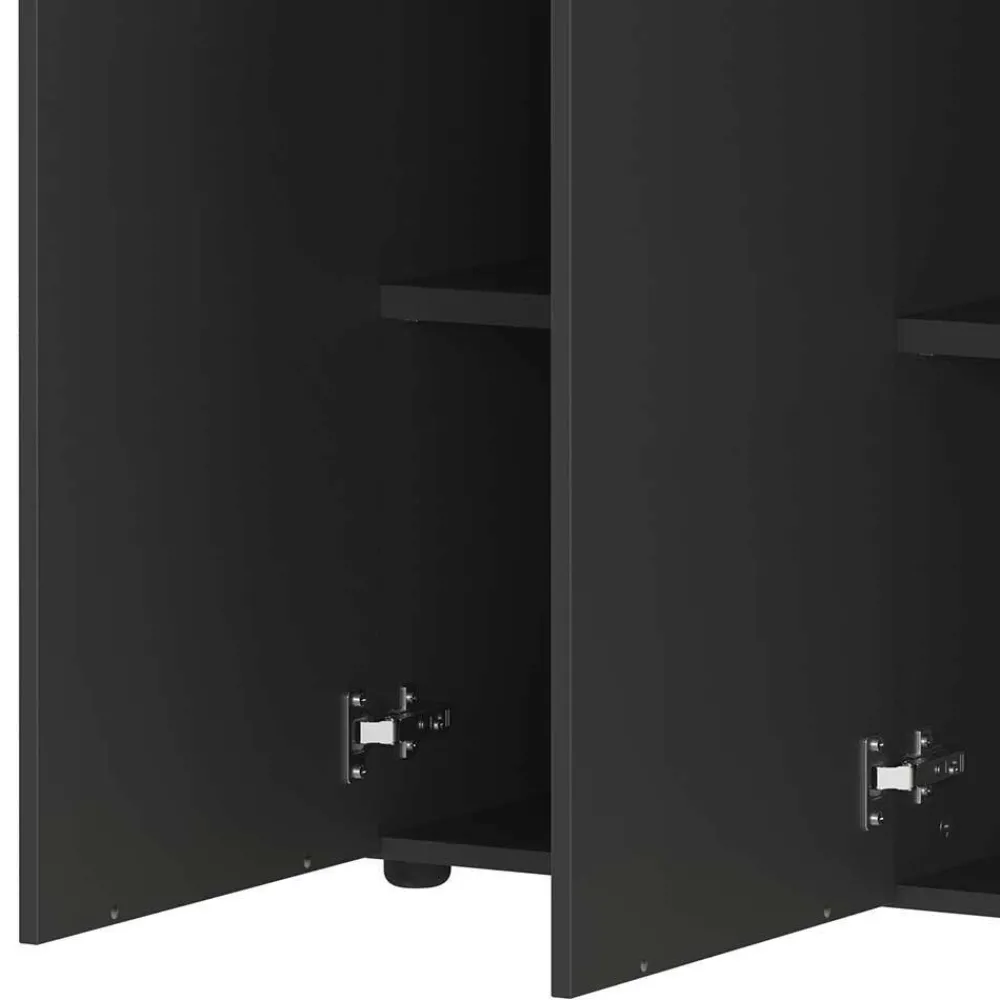 Wohnen Office Einrichtung in Dunkelgrau - Tila (vierteilig)