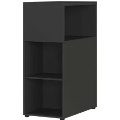 Wohnen Office Einrichtung in Dunkelgrau - Tila (vierteilig)