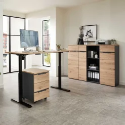 Wohnen Office Einrichtung Möbelset - Kuetra (fünfteilig)