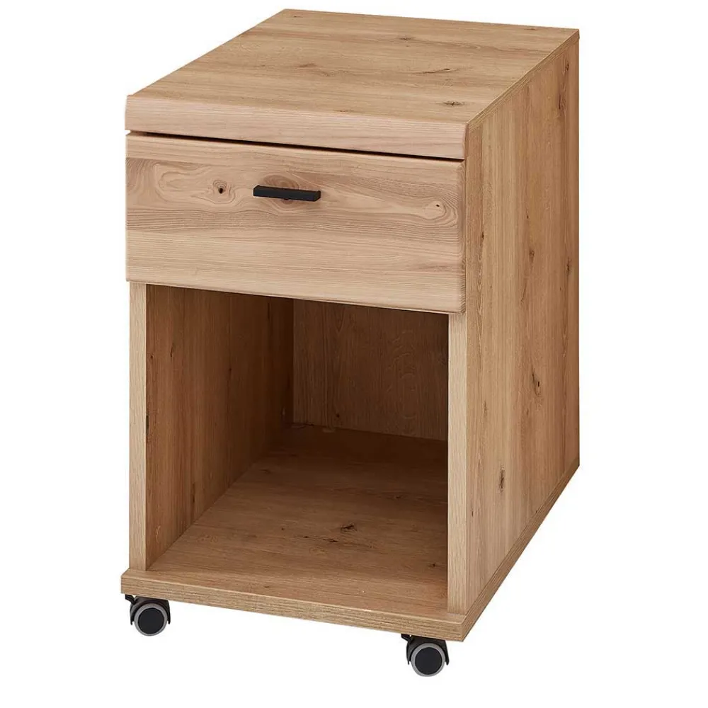 Wohnen Office Möbelset teilmassiv - Emly (achtteilig)