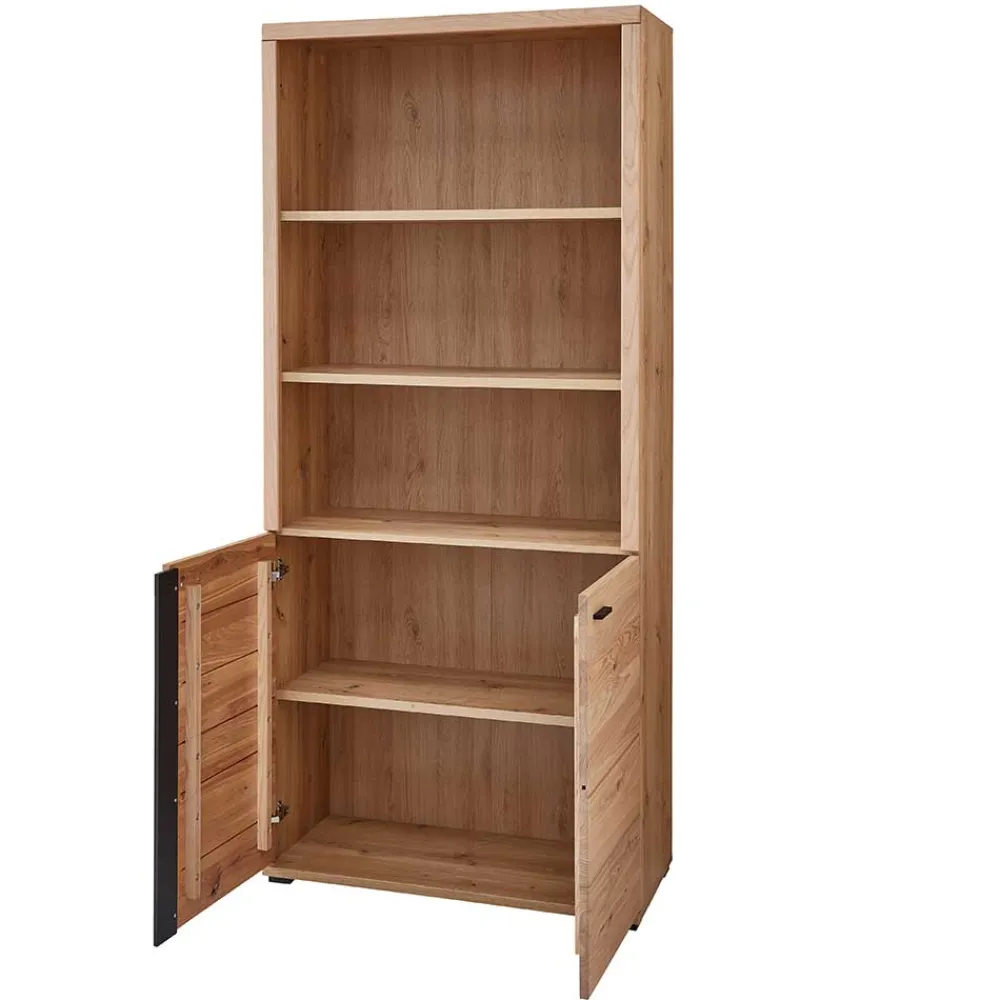 Wohnen Office Möbelset teilmassiv - Emly (achtteilig)