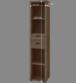 Wohnen Office Möbelset teilmassiv - Emly (achtteilig)