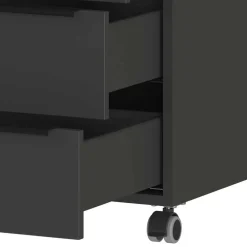 Wohnen Office Rollcontainer in Dunkelgrau - Tila