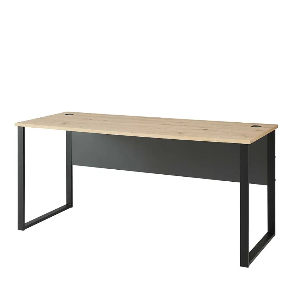 Wohnen Office Schreibtisch mit Kabeldurchlass - Kuetra