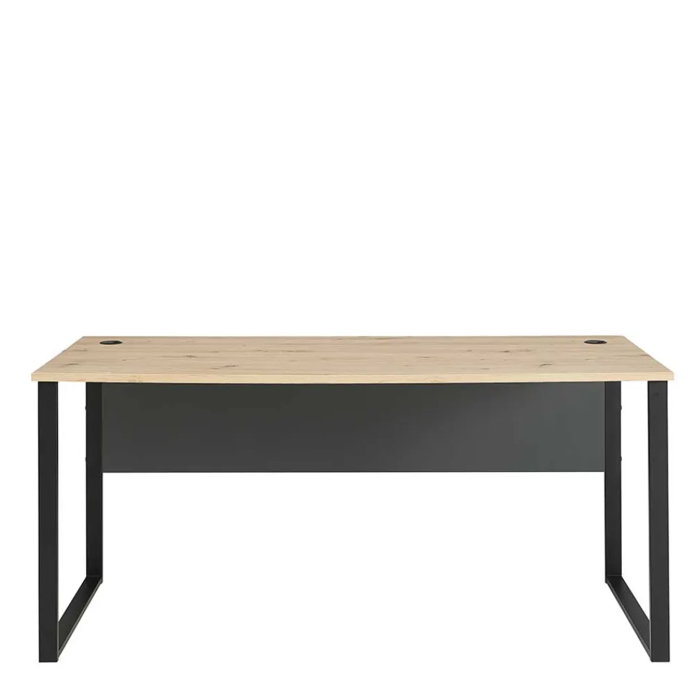 Wohnen Office Schreibtisch mit Kabeldurchlass - Kuetra