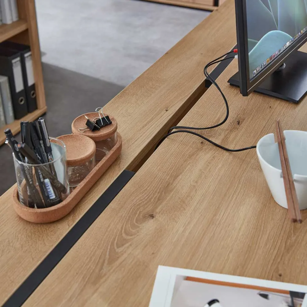 Wohnen Office Schreibtisch 160x77x77 cm - Emly