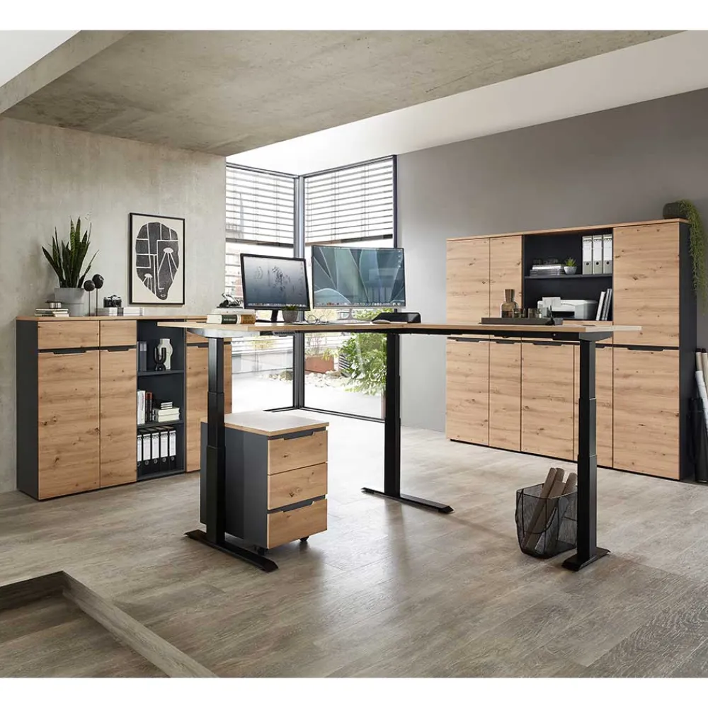 Wohnen Officemöbel Komplettset modern - Kuetra (achtteilig)