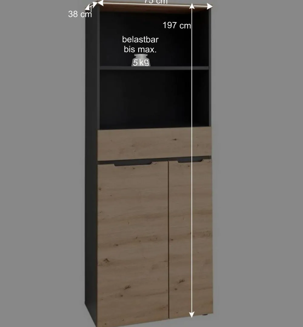 Wohnen Officemöbel Komplettset modern - Kuetra (achtteilig)