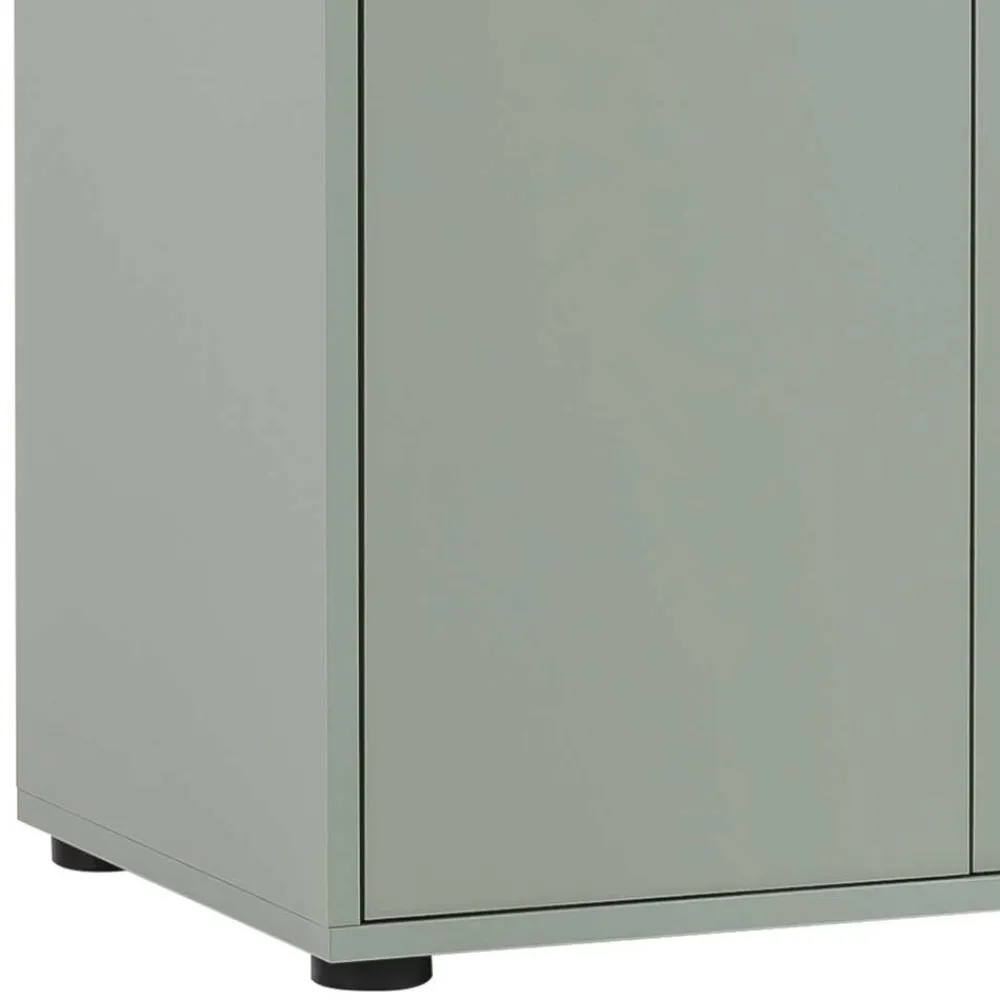 Wohnen Büroschränke*Officeschrank in Graugrün - Zebastio