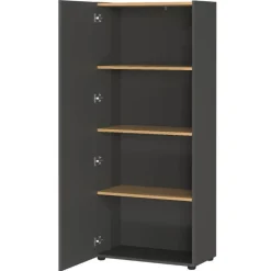 Wohnen Officetisch und Schränke Set - Casai (dreiteilig)