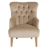 Wohnen Sessel & Hocker|Sessel*Ohrenbackensessel in Beige - Blacer