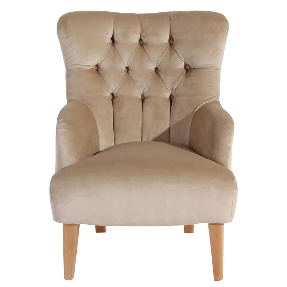 Wohnen Sessel & Hocker|Sessel*Ohrenbackensessel in Beige - Blacer