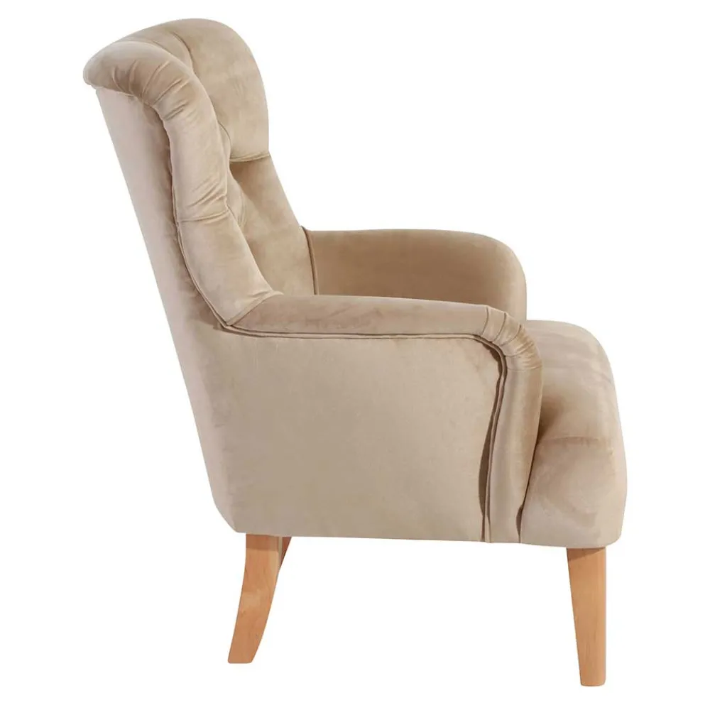 Wohnen Sessel & Hocker|Sessel*Ohrenbackensessel in Beige - Blacer