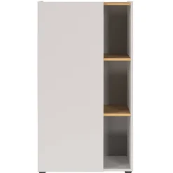 Wohnen Büroschränke*Ordnerschrank in Hellgrau und Wildeiche Optik - Chiron