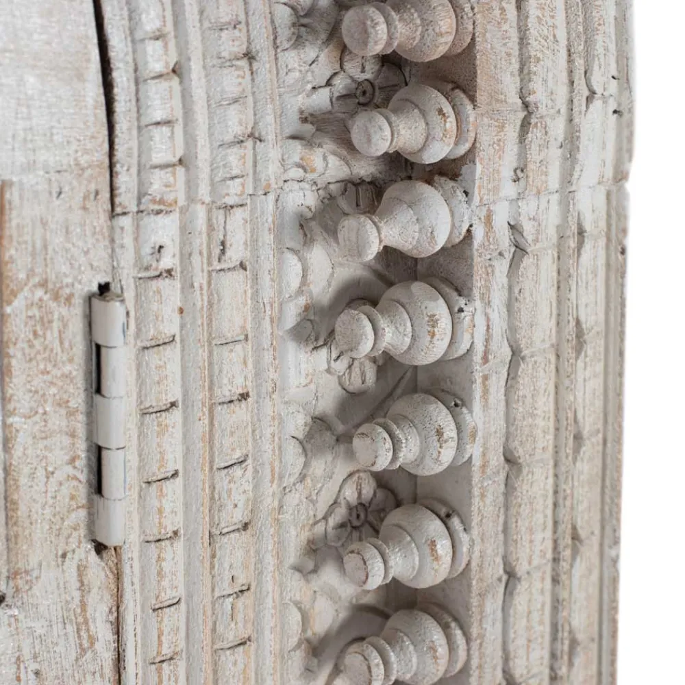 Wohnen Orientalische Möbel|Designermöbel*Orient Style Schrank aus Mangoholz White Wash - Capo