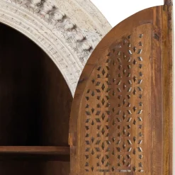 Wohnen Orientalische Möbel|Designermöbel*Orient Style Schrank aus Mangoholz White Wash - Capo