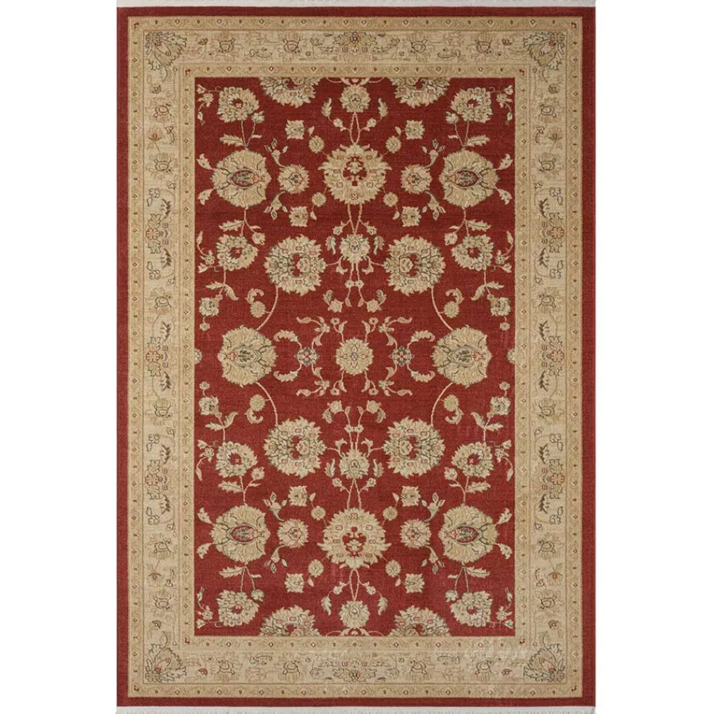 Wohnen Teppiche*Orient Teppich in Dunkelrot und Beige - Malaya