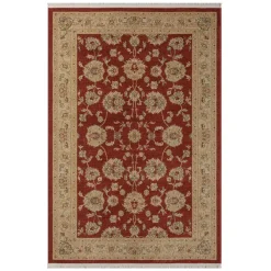 Wohnen Teppiche*Orient Teppich in Dunkelrot und Beige - Malaya