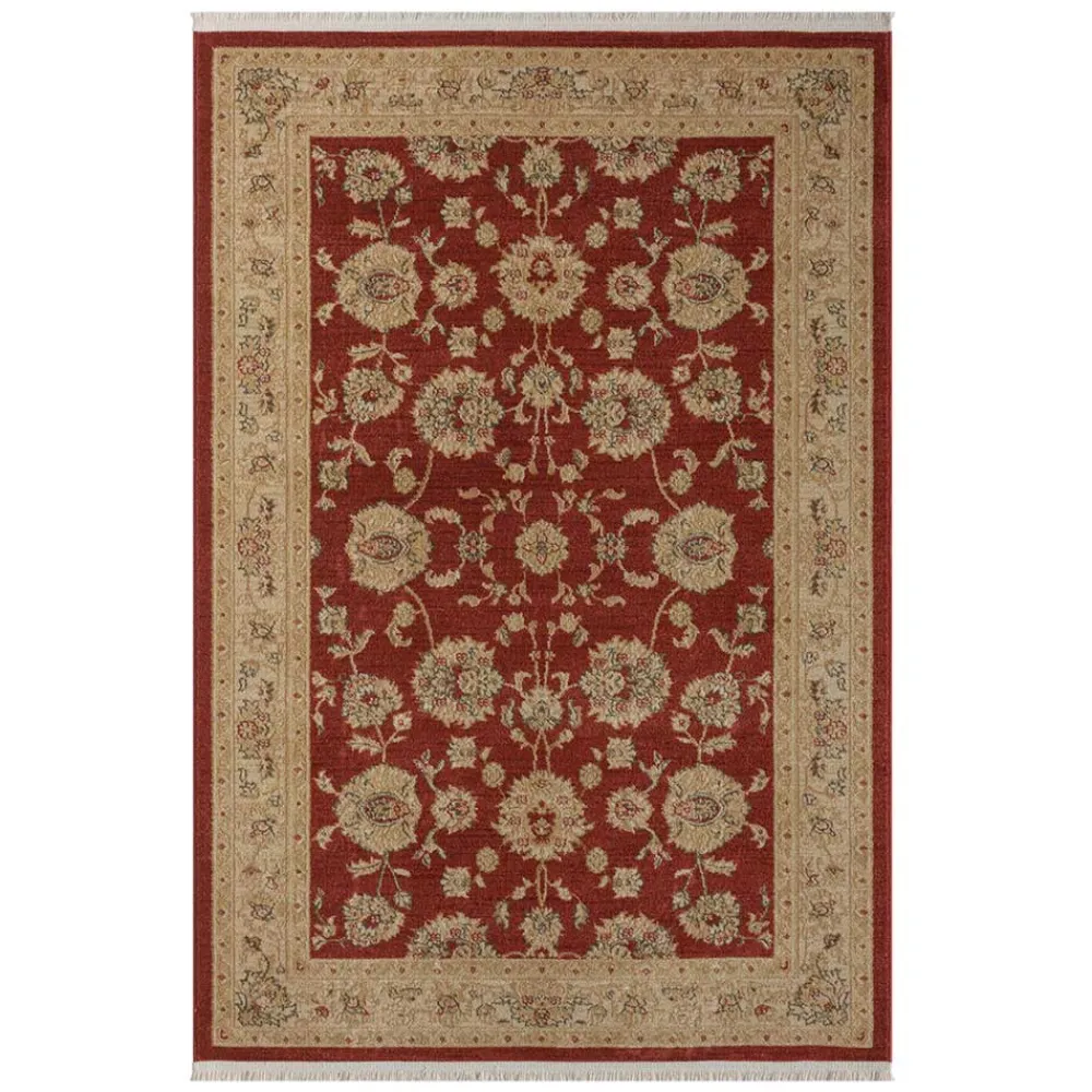 Wohnen Teppiche*Orient Teppich in Dunkelrot und Beige - Malaya