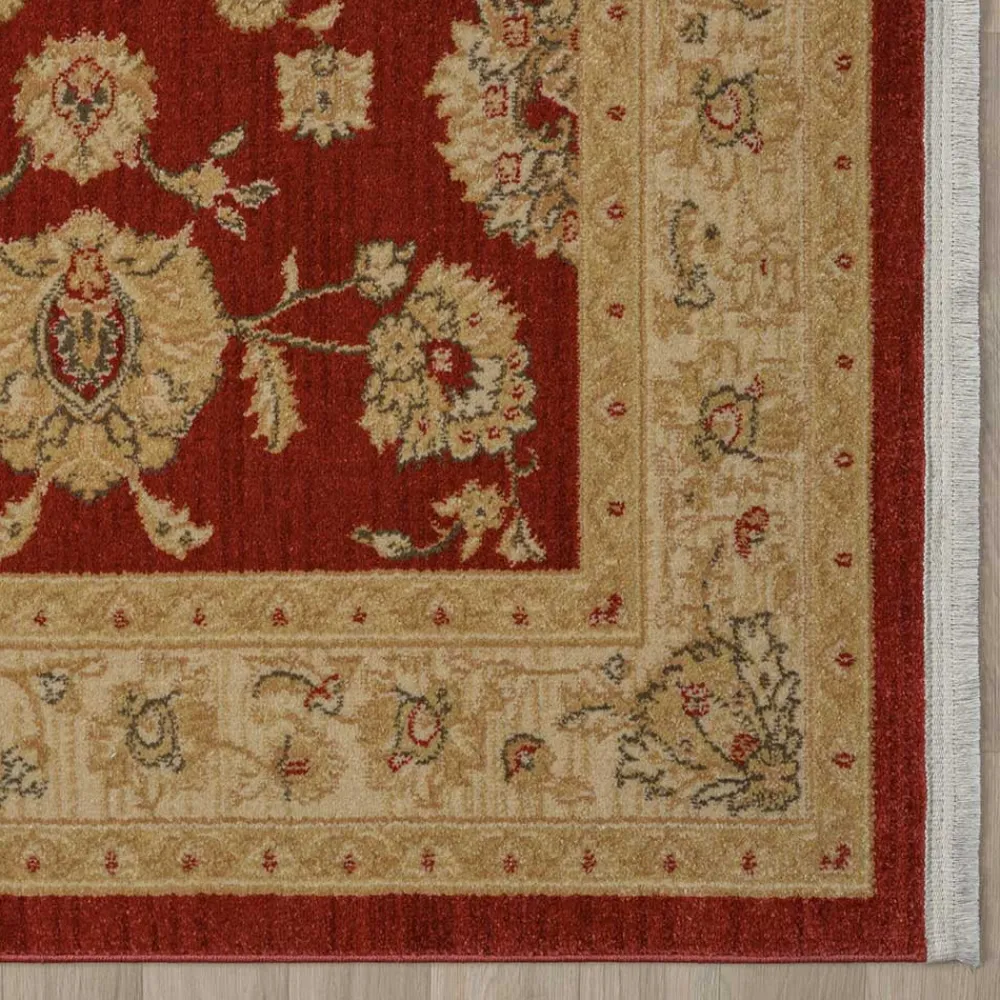 Wohnen Teppiche*Orient Teppich in Dunkelrot und Beige - Malaya